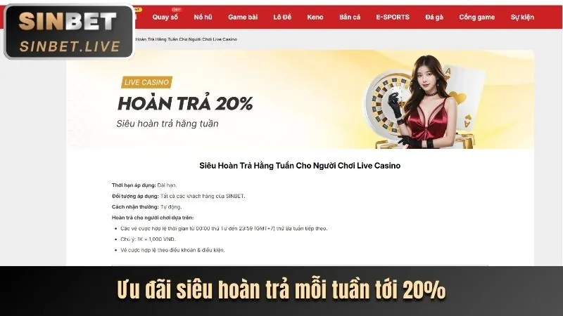 Thưởng nạp tiền hàng ngày/tuần ok88